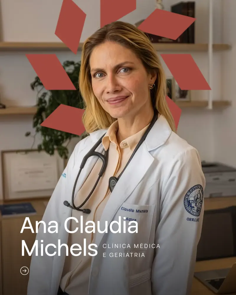 Identidade visual Ana Claudia Michels — Clínica Médica e Geriatria